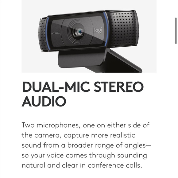 Logitech C920 Pro HD Webcam 1080p - Picture 9 of 16